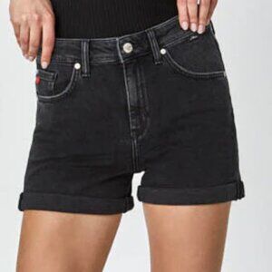 Women's Mavi Ella Shorts High Rise | Dark Smoke 80's - NWT